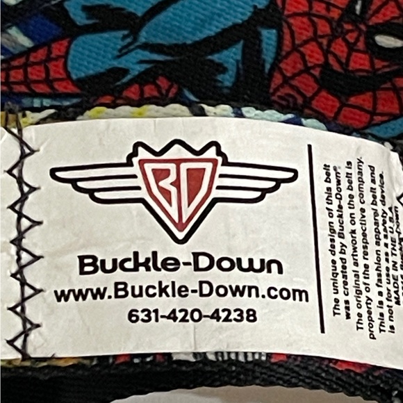 Marvel Comics Buckle-Down Seatbelt Belt Spider-Man - Picture 4 of 6
